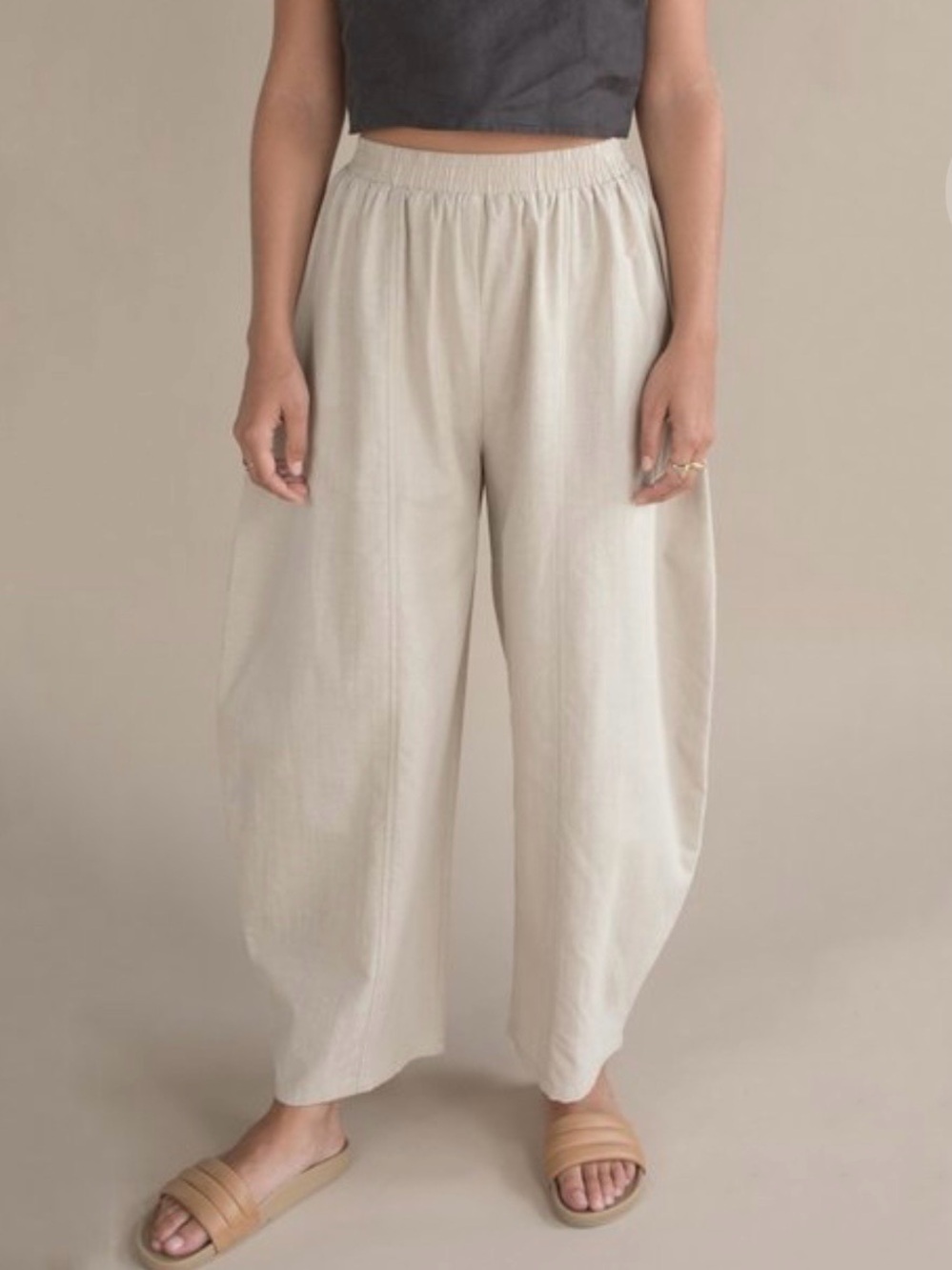 EUC ILANA KOHN “Abe” Barrel Curve Cotton Terry Pants NYC Designer
Size SMALL